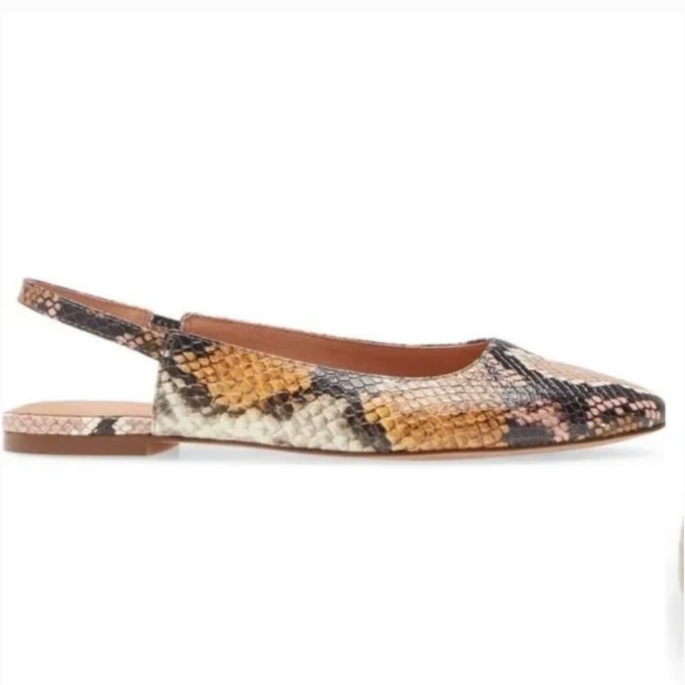 Madewell Snake Print Flats